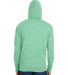 302Z Threadfast Apparel Unisex Triblend Full-Zip L in Green triblend back view