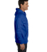 P180 Hanes® PrintPro®XP™ Full Zip Hooded Sweat in Deep royal side view