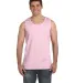 C9360 Comfort Colors Ringspun Garment-Dyed Tank in Blossom front view