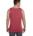 C9360 Comfort Colors Ringspun Garment-Dyed Tank in Crimson back view