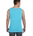 C9360 Comfort Colors Ringspun Garment-Dyed Tank in Lagoon blue back view