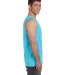 C9360 Comfort Colors Ringspun Garment-Dyed Tank in Lagoon blue side view
