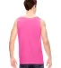 C9360 Comfort Colors Ringspun Garment-Dyed Tank in Neon pink back view