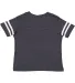 3037 Rabbit Skins Toddler Fine Jersey Football Tee in Vh navy/ bd wht back view