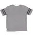 3037 Rabbit Skins Toddler Fine Jersey Football Tee in Grn hth/ vin smk back view