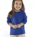RS3302 Rabbit Skins Toddler Fine Jersey Long Sleev in Royal front view