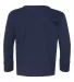 RS3302 Rabbit Skins Toddler Fine Jersey Long Sleev in Navy back view