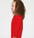 RS3302 Rabbit Skins Toddler Fine Jersey Long Sleev in Red side view