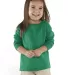 RS3302 Rabbit Skins Toddler Fine Jersey Long Sleev in Kelly front view