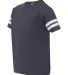 6137 LAT Jersey Youth Football Tee VN NAVY/ BLD WHT side view