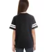 6137 LAT Jersey Youth Football Tee BLACK/ WHITE back view