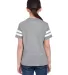 6137 LAT Jersey Youth Football Tee VN HTHR/ BLD WHT back view