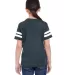 6137 LAT Jersey Youth Football Tee VN NAVY/ BLD WHT back view