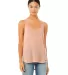 8802 Bella + Canvas - Women's Flowy Tank with Side in Peach front view