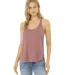 8802 Bella + Canvas - Women's Flowy Tank with Side in Mauve front view