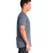 2050 Next Level Men's Mock Twist Raglan T-Shirt in Indigo side view