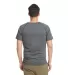 2050 Next Level Men's Mock Twist Raglan T-Shirt in Black back view