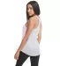1534 Next Level Ladies Ideal Colorblock Racerback  in Lilac/ hthr gray back view