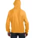 S1051 Champion Logo Reverse Weave Hoodie in C gold back view