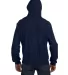 S1051 Champion Logo Reverse Weave Hoodie in Navy back view