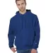 S1051 Champion Logo Reverse Weave Hoodie in Athletic royal front view