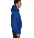S1051 Champion Logo Reverse Weave Hoodie in Athletic royal side view