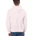 S1051 Champion Logo Reverse Weave Hoodie in Body blush back view