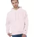 S1051 Champion Logo Reverse Weave Hoodie in Body blush front view