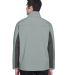 D997 Devon & Jones Men's Soft Shell Colorblock Jac in Charcl/ dk chrcl back view