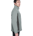 D997 Devon & Jones Men's Soft Shell Colorblock Jac in Charcl/ dk chrcl side view