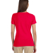 DP182W Devon & Jones Ladies' Perfect Fit™ Shell  in Red back view