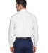 D630 Devon & Jones Men's Crown Collection™ Solid WHITE back view