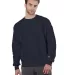 S1049 Champion Logo Reverse Weave Pullover in Navy front view