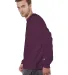 S1049 Champion Logo Reverse Weave Pullover in Maroon side view