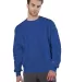 S1049 Champion Logo Reverse Weave Pullover in Athletic royal front view