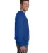 S1049 Champion Logo Reverse Weave Pullover in Athletic royal side view