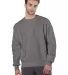 S1049 Champion Logo Reverse Weave Pullover in Stone gray front view