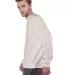 S1049 Champion Logo Reverse Weave Pullover in Body blush side view