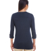 DP186W Devon & Jones Ladies' Perfect Fit™ Y-Plac in Navy back view