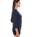 DP186W Devon & Jones Ladies' Perfect Fit™ Y-Plac in Navy side view