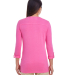 DP186W Devon & Jones Ladies' Perfect Fit™ Y-Plac in Charity pink back view