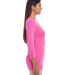 DP186W Devon & Jones Ladies' Perfect Fit™ Y-Plac in Charity pink side view