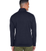 DG793 Devon & Jones Men's Bristol Full-Zip Sweater in Navy back view