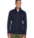 DG793 Devon & Jones Men's Bristol Full-Zip Sweater in Navy front view