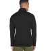 DG793 Devon & Jones Men's Bristol Full-Zip Sweater BLACK back view