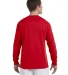 CC8C Champion Logo Long-Sleeve Tagless Tee in Red back view