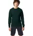 CC8C Champion Logo Long-Sleeve Tagless Tee in Dark green front view
