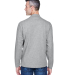 D420 Devon & Jones Adult Sueded Cotton Jersey Mock in Grey heather back view