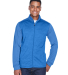 DG796 Devon & Jones Men's Newbury Colorblock Méla in Frch bl/ f bl ht front view