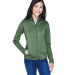 DG796W Devon & Jones Ladies' Newbury Colorblock Mélange Fleece Full-zip Catalog catalog view